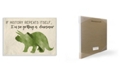 Stupell Industries I'm So Getting a Dinosaur Green Triceratops Wall Plaque Art, 10" x 15"